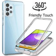 Klare Ganzkörperhülle für Samsung Galaxy M31 M30S M21 M31S M23 A21S A31 A41 A51 A71 A53 5G A30S A50 A70 A40 A20E A54 5G Abdeckung