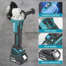 Szlifierka kątowa Makita DGA404 125mm z dużym kotwicem, okrągła, 18V, bezszczotkowa, litowo-jonowa