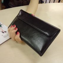 Schlanke Echtes Leder Frauen Brieftasche Weibliche Lange Kupplung Tasche Luxus Design Brieftaschen und Geldbörsen Damen Karte Halter Brieftasche Sac EIN Haupt