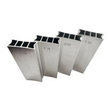 1-teiliger Guyker Zwei-Wege-Radius-Schleifblock für Bund-Nivellierungsschlüssel, Aluminium-Schleifbalken-Werkzeug für Gitarrenbass, Zubehör ersetzen