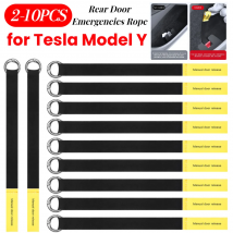 Autotür Not griff verlängerte hintere Tür Not abzieher manuelle Türent riegel ung Not sicherheits zugseil für Tesla Modell y