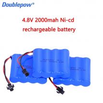 4.8V 2000mah Ni-CD Battery Rechargeable Battery Used for Toy Car Dump Truck Four-wheel Drive Alloy Climbing Car AA Battery Pack