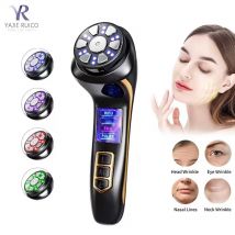 Neuestes 4-in-1-Mini-HIFU-Gerät der 3. Generation EMS Pulse Warm Up-Gesichtsmassagegerät für Gesichter und Körper, Ultraschall-Schönheitsgerät