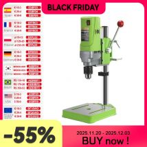 ALLSOME MINIQ Mini Macchina di Perforazione Trapano Presse Banco di Piccolo Trapano elettrico Macchina Banco di Lavoro di trasmissione ad ingranaggi 220V 710W HT2600