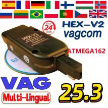 2025 VCDS VAGCOM Interface VCDSCAN HEX V2 Update 25.3 FOR VW For AUDI Skoda Seat Multi-Language Car Autocom Diagnostics Tools