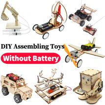 Zestawy STEM dla dzieci DIY Eksperymenty fizyczne i naukowe Zestaw obwodów ABS Komponenty elektroniczne Edukacyjne zabawki dla dzieci z instrukcją