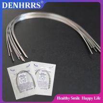 2Packs Orthodontic Dental Thermal Activated Niti Ovoid Arch Wire (1Upper+1Lower)