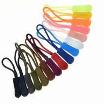 20 Stück/Packung Mix Color Cord Zipper Pull Strap Lariat Schwarz für Bekleidungszubehör