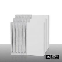 50 stücke runde Shader Tattoo Nadeln sterilisieren 3rs 5rs rs rs 9rs 11rs 13rs 15rs 0,35mm Einweg Tattoo Nadel für Tattoo Maschine