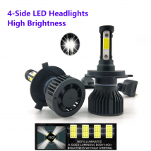 2 pezzi 16000Lm 50W H4 H8 H9 9004 9007 Fascio Hi/Lo H1 H3 H7 9005/HB3 9006/HB4 H8H9H11 9012 Auto Led Faro Bianco Luci per auto 12V