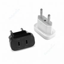 1szt Adapter wtyczki zasilania USA do UE Euro Europa Wtyczka zasilania Konwerter wtyczki zasilania