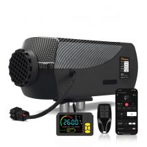 2KW Diesel Heater 12V/24V Car Parking Heater with Bluetooth APP Control LCD Panel Low Noise Heating for RV Car Truck Camper Tent