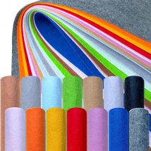 Filz Stoff verschiedene Farben Vlies Filz Quadrat für Kinder DIY Spielzeug Nähen Handwerk Patchwork Brief Patches Dekoration 1mm dick