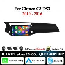 Android Auto Carplay Für Citroen C3 DS3 2010-2016 Auto Radio Video Multimedia Player WiFi BT GPS Navigation DSP stereo