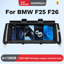 8.8 pollici Android 14 Car Radio Head Unit Carplay Auto Multimedia monitor per BMW X3 F25 X4 F26 CIC NBT accessori per Auto navitatio