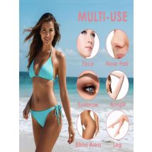 Electric Women Shaver Electric, Portable Electric Lady Razor, Rechargeable Electric Trimmer Face Arm Body Leg Groin Hair Groomer