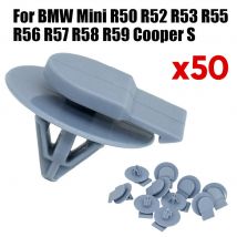 50 pz esterno parafango ruota Trim arco clip per Mini-Cooper Coupe RoadsterR50 R53 R55 R56 R57 R58