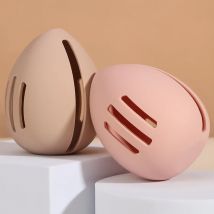 Umweltfreundlicher Make-up-Schwammhalter aus Silikon |   Mehrloch belüfteter Aufbewahrungskoffer für /Cosmetic Puffs – Travel