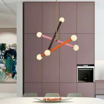 Moderne Individuation Bunte Kronleuchter Nordic Art Deco Esszimmer Parlor Hängen Lampe Schlafzimmer Shop Beleuchtung G9 Dropshipping