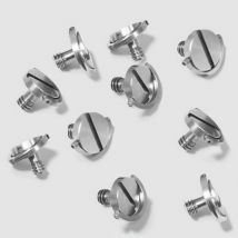 10PCS D Shaft D-ring 1/4 Inch Thead Camera Mounting Screw Adapter for DSLR Camera Rig Quick Release Plate