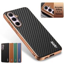 Cover per Telefono in TPU con Motivo a Fibra per Samsung Galaxy A17 A37 A57 A56 A36 A26 A16 A06 A55 A35 A25 A15 A05S A54 A34 A14