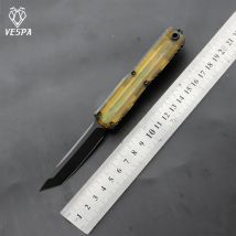 VESPA M390-Klinge mit 0-Punkt-Rotation, 7075-T7-Aluminiumgriff, EDC-Werkzeug für den Außenbereich