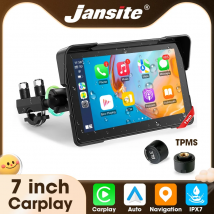 7-Zoll-Motorrad-CarPlay-Bildschirm mit TPMS GPS für Moto-Navigationsbildschirm Android Auto Digital Motorrad-Armaturenbrett BT
