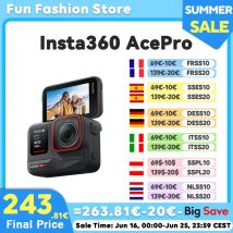 Insta360 Ace Pro kamera akcji z Leica 1/1.3 "czujnik 2.4" z klapką z ekranem dotykowym 8K HDR