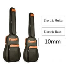 40/46 Zoll E-Gitarre Tasche Wasserdichte E-Bass Tasche 10mm Verdickte Gepolsterte Gig Bag Fall