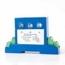3-Phasen-Wechselstromsensor 4-20 mA 0-10 V RS485 Wechselstromwandler 0-10 A 0-25 A 0-35 A Wechselstromsensor-Sender