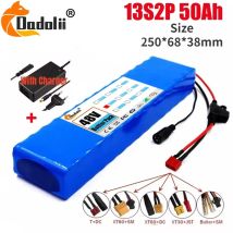 Batteria agli ioni di litio 48V ad alte prestazioni 13S2P 18650 Resistenza di potenza da 60Ah Per la sostituzione della batteria del veicolo di alimentazione da 54,6 V