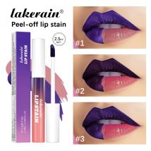 3 pz/set Lip Stain Peel Off E Reveal Lunga Durata Impermeabile Rosa Lip Tint A Prova di Trasferimento Naturale Lip Stain Strappo Lip Gloss