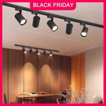 220V Spot Led Illuminazione a binario 20/30/40/50W Faretto Led Luci a binario per soggiorno Luce a binario Set completo Lampada da soffitto a Led