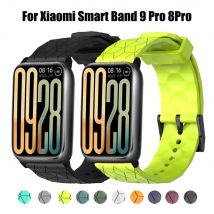 Silicone Strap For Xiaomi Smart Band 9 Pro 8Pro Smartwatch Sports Watchband Accessories For Redmi Watch 4 5 Replacement Bracelet