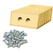 9 / 18 / 30 pezzi Lama di ricambio per robot da prato Placcatura Lama di ricambio per tosaerba robot Worx Landroid Lama di ricambio con viti