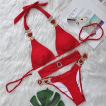 Neue Sexy Bikinis 2026 Badeanzug mit Strasssteinen Damen Bademode Push-Up Bikini Strand Schwimmbekleidung Badeanzüge Pool-Badebekleidung