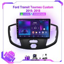 Auto Radio GPS Navigation Für Ford Transit Tourneo Nach 2015-2018 WIFI Android Auto Carplay Stereo Kopf Einheit Multimedia player