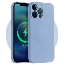 11Colors Magnetic Liquid Silicone Case For iPhone 16 Pro Max 7 8 Plus SE 2020 2022 Magsafe Wireless Charging Cover
