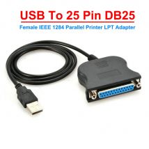 USB zu 25 Pin DB25 Buchse ieee Parallel drucker lpt Adapter Druck konverter Kabel Parallels chnitt stelle Kommunikation