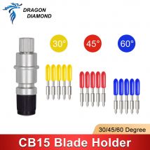 5/10 PCS Für Graphtec CB15 Plotter Klingen 30 45 60 Grad Vinyl Cutter Klinge + 1 Stück CB15 Klinge halter Für CB15U Carving Maschine