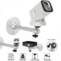 Przenośny uchwyt do projektora 360 °   Obrotowy uchwyt sufitowy do montażu na ścianie Aluminiowy uchwyt do projektora wiązkowego HY260 Pro HY320
