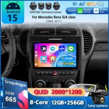 Android 15 Car Radio For Mercedes Benz SLK class R171 SLK200 SLK280 SLK300 2000-2011 GPS Navigation Multimedia Player Stereo DSP
