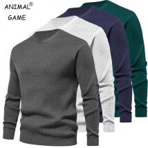 Neue Herren-Sweatshirts mit Rundhalsausschnitt, einfarbig, große Sweatshirts, Frühlings- und Outdoor-Jogging-Tops