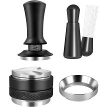 Tamper do espresso 51mm 53mm 58mm, tamper baristy do kawy z kalibrowanym sprężynowym mechanizmem, tampery ze stali nierdzewnej