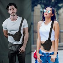 Nuova borsa sportiva da petto Borsa a tracolla ultra-piccola per cellulare da uomo Marsupio Borsa da trasporto multifunzione