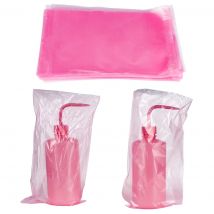200pcs Tattoo Wash Bottle Bags Disposable Clean Bottle Bags Covers Sleeves Squeeze Bottle Plastic Bag Tattoo Accessories