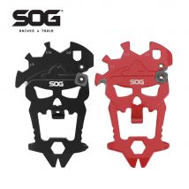 SOG MacV Schlüsselanhänger Multitool EDC Outdoor Camping Survival Multifunktionale Mini-Handwerkzeuge, 12 Werkzeuge: Flaschenöffner, Schraubendreher