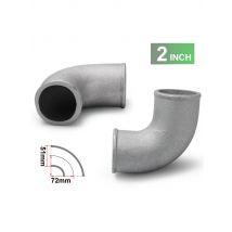 2" Cast Aluminium Elbow Pipe 90 Degree Intercooler Turbo Tight Bend For TOYOTA MR2 SW20 1990-1995 HU-LZG20
