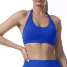 Einfarbiger Sport-BH für Damen, sexy, eng, dünn, rückenfrei, nahtlos, mit Brustkissen, Weste, Fitnessstudio, Workout, Laufen, Yoga-Unterwäsche