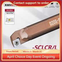 SCLCR Innenloch Schraube Drehwerkzeug Federstahl Material S07K/ S08K/S12M/S16Q/D06K/D10K/D14N/D20R/D25S/D32T-SCLCR06/09 Für CNC